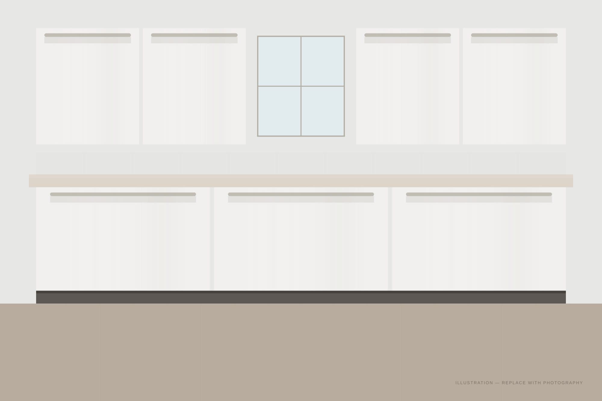 Handleless Channel cabinetry installed in a finished kitchen