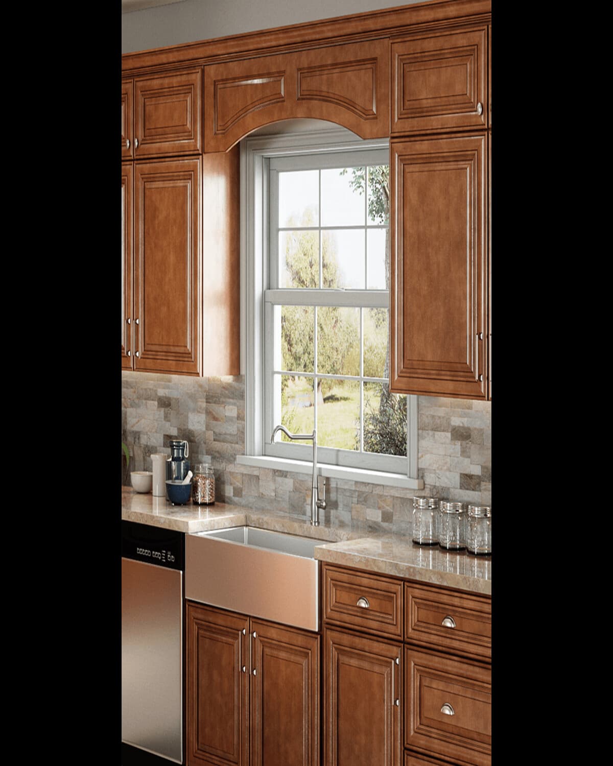 Manor Raised Panel door style, front view