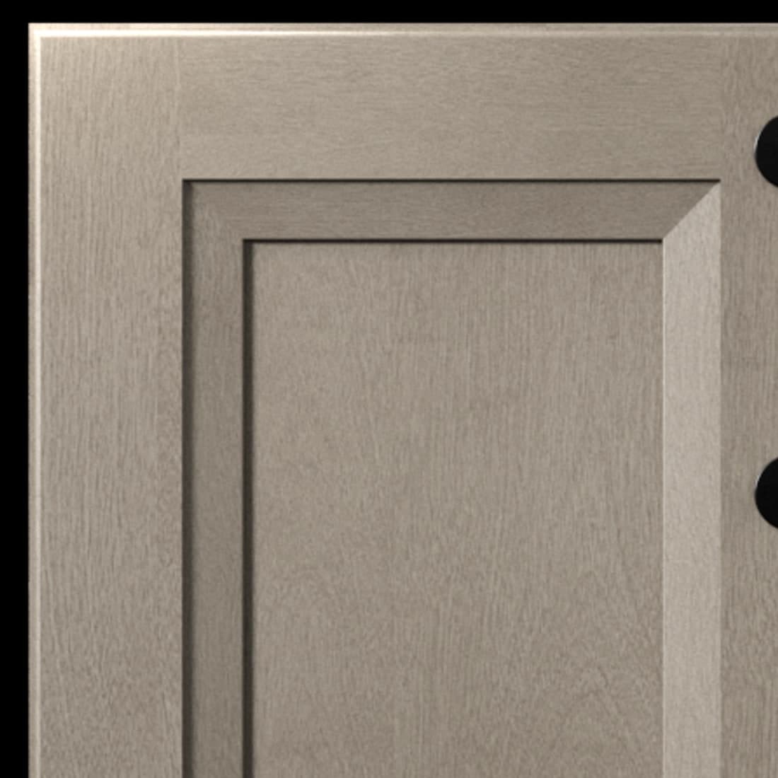 Close-up of the Onyx Horizon recessed panel profile — official Fabuwood render