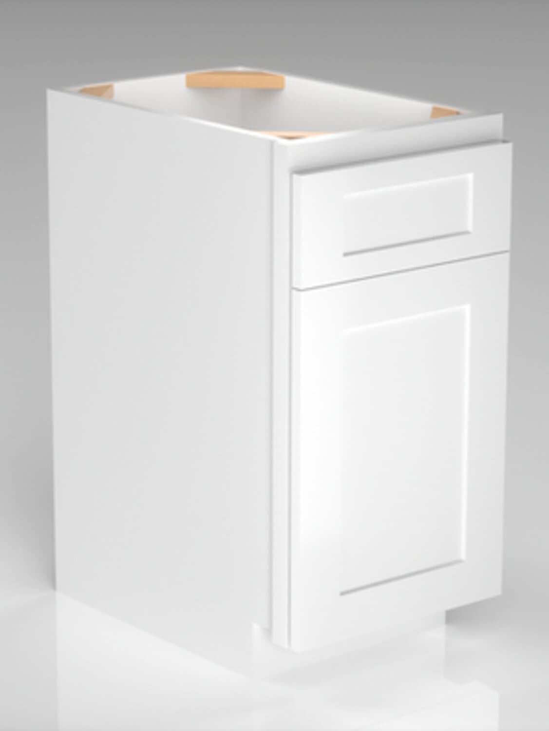 Atelier Inset door style, front view