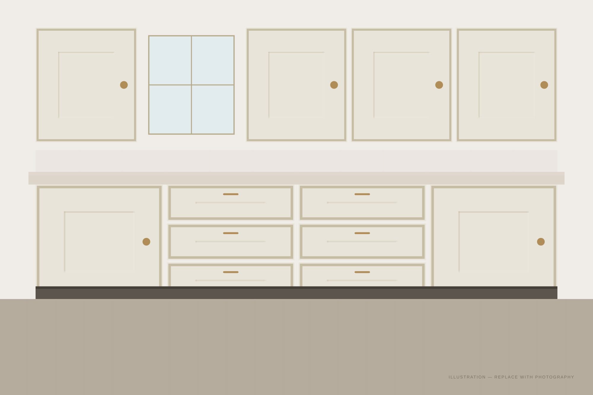 Atelier Inset cabinetry installed in a finished kitchen