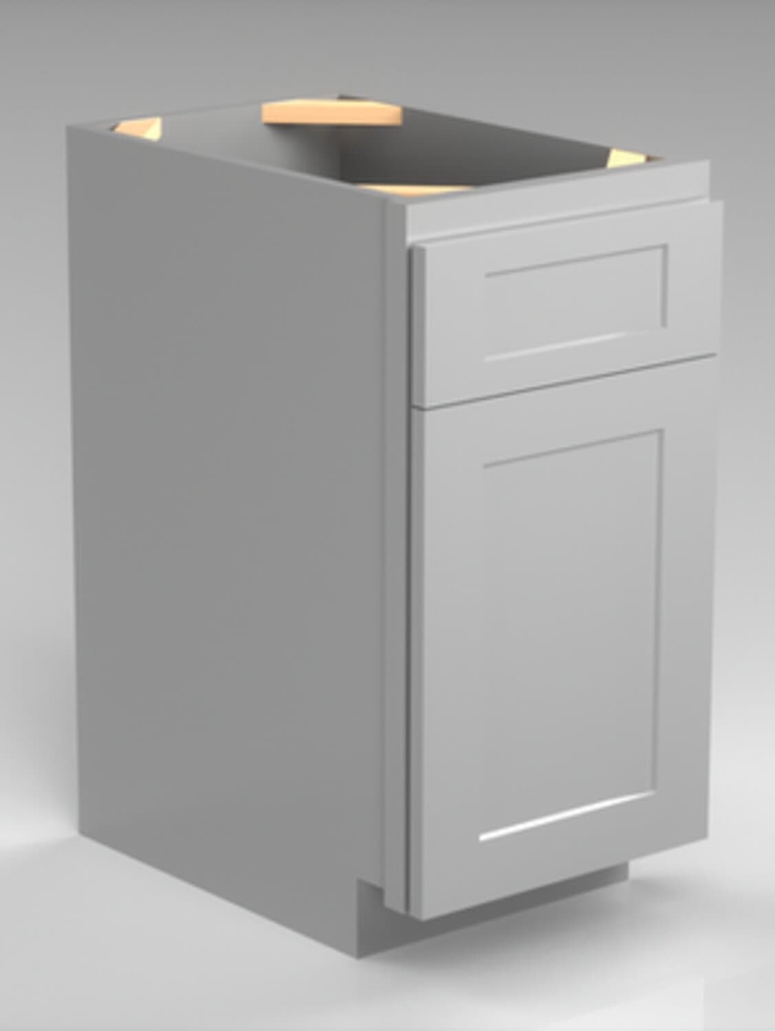 Studio Shaker door style, front view